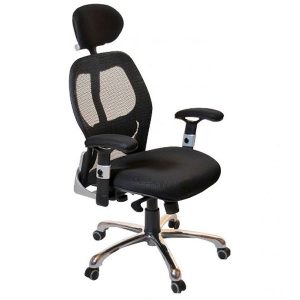 black ergo chair